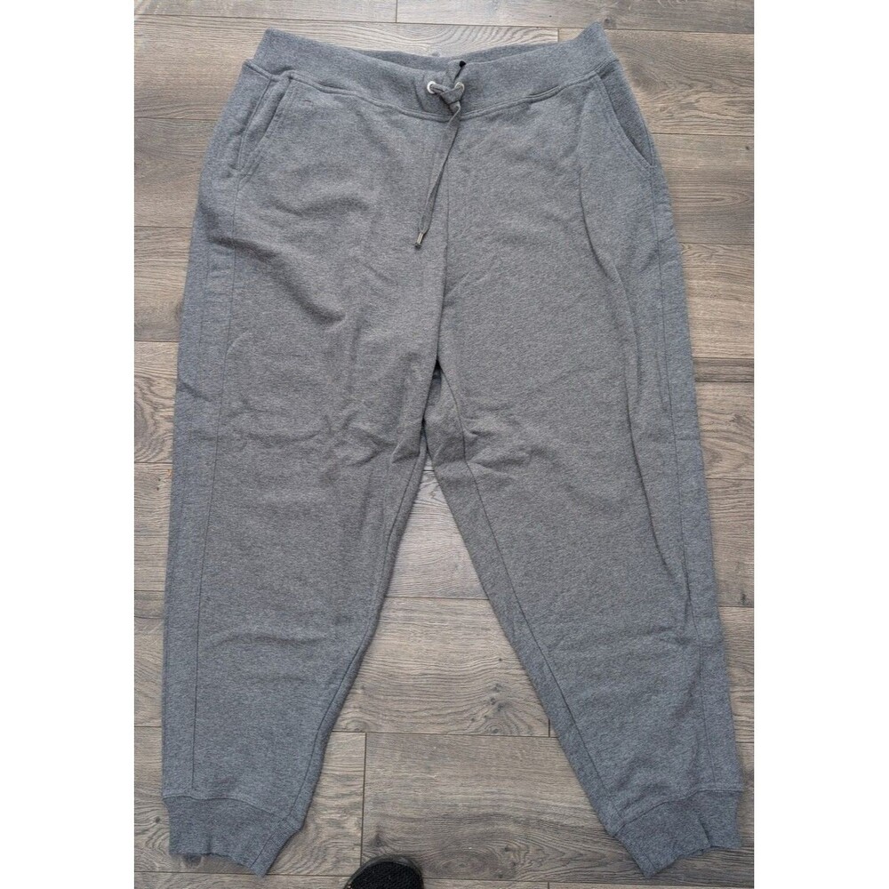 Ralph Lauren Womens Jogger SweatPants Fleece Sz 2X Grey Pockets & Draw String